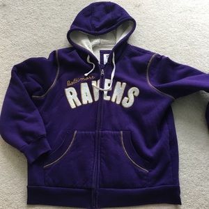 Baltimore Ravens Zip Up Hoodie